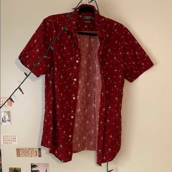 adorable christmas button up - Picture 1 of 2